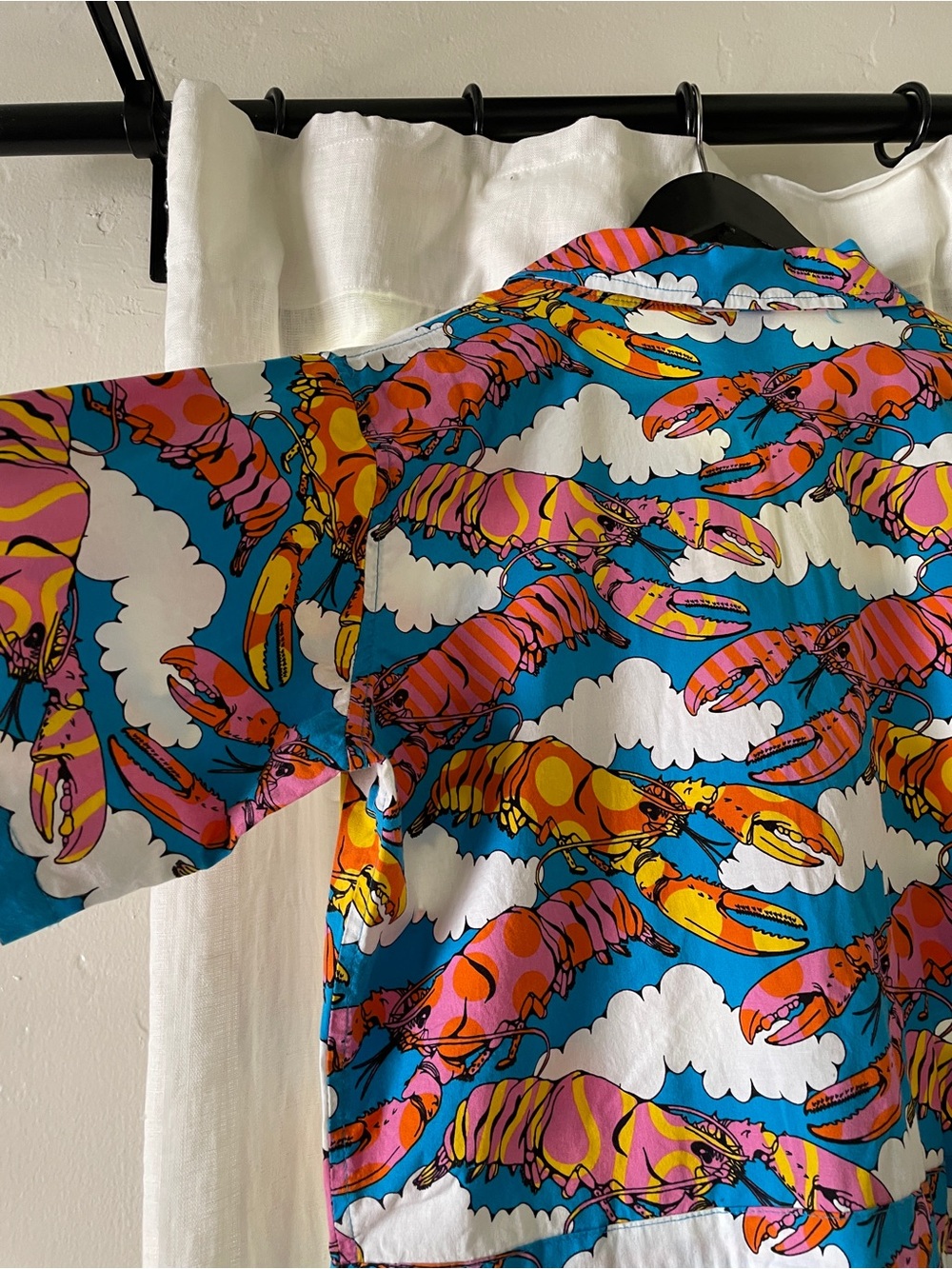 Nooworks Lobster Dreams short jumpsuit short coveralls XLarge - Picture 2 of 5